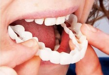 Instant Veneers Dentures Fake Teeth Smile Teeth Top Fake Teeth for Women and Men