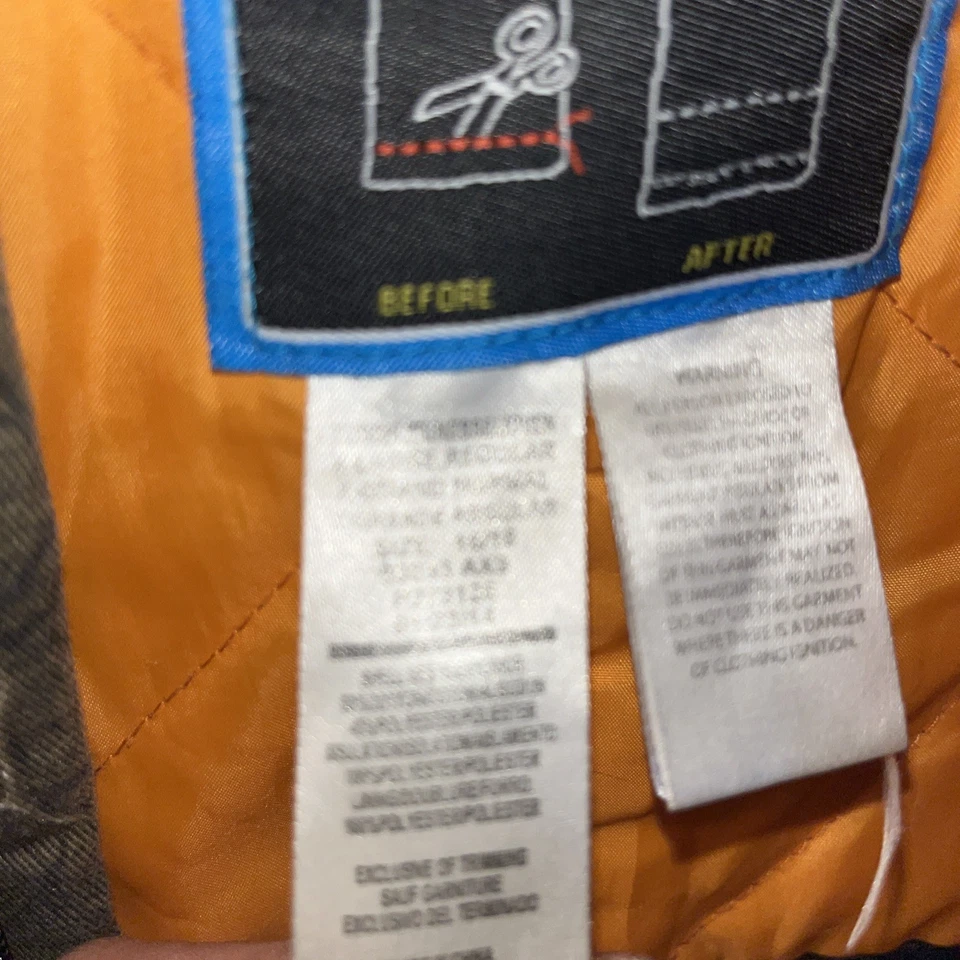 Walls Camo Overalls Kids Grow System XL 16-18 Outdoor Hunting Realtree Camo - Image 3 of 4