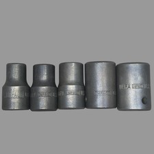 Napa Impact Socket Set 12 Drive Sae 6 Pt Vintage Usa Ntp612 Ntp614 Ntp616 620