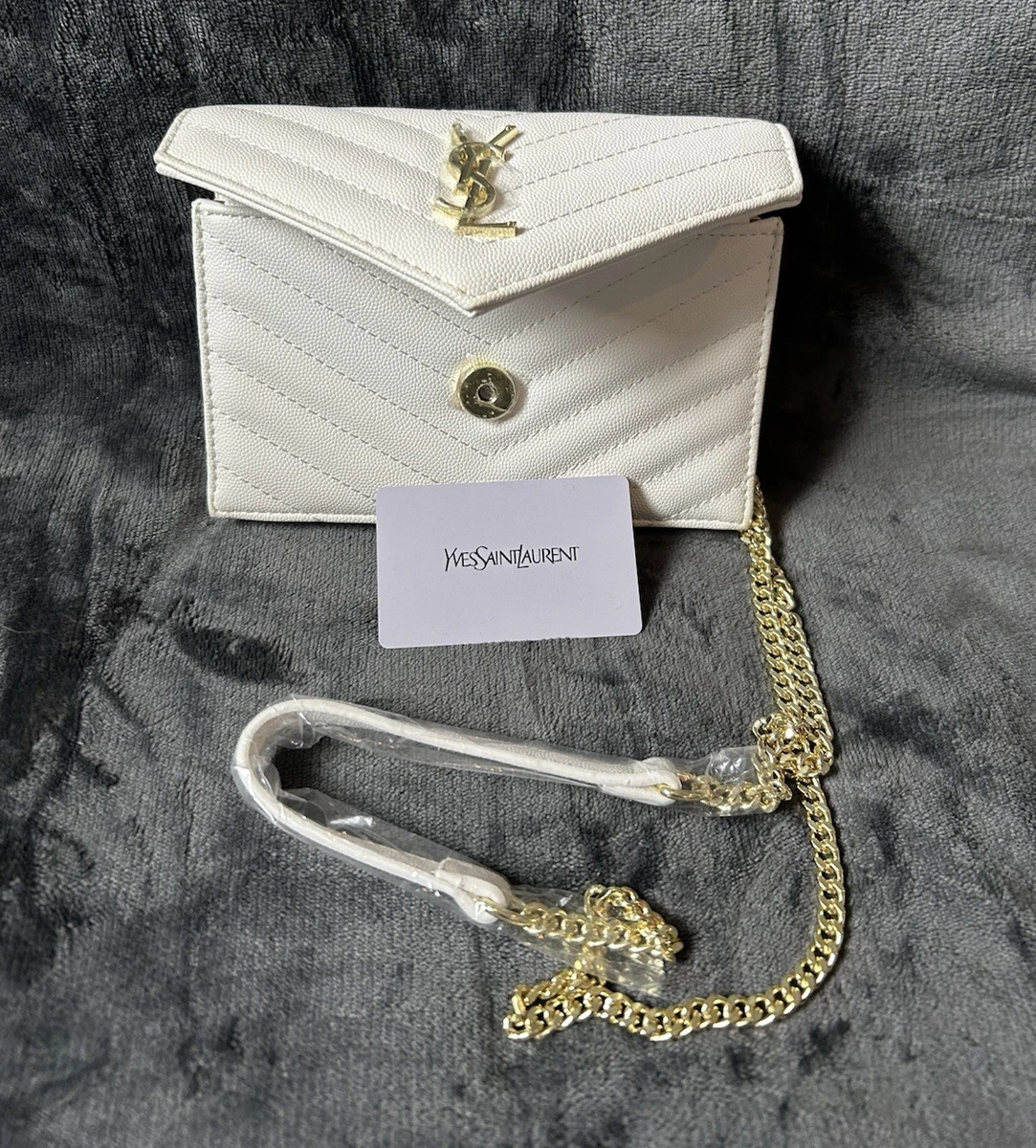 Saint Laurent White Bags & Handbags for Women for sale | eBay