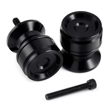 Swingarm Spools, Sliders Stand CNC Universal M6 Black Compatible with YZF 6MM