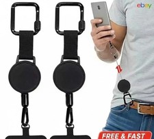 1 Retractable Anti-Theft Phone Lanyard Holder Strap Mobile safety Tether