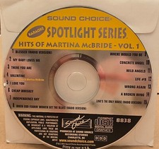 SC8838 MARTINA MCBRIDE      SOUND CHOICE KARAOKE LOT SH