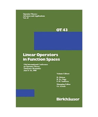 Linear Operators in Function Spaces: 12th International Conference on Operator T