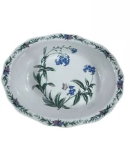 Noritake Gala Cuisine Serving Bowl Japan Conservatory 7915 Oven to Freezer MINT