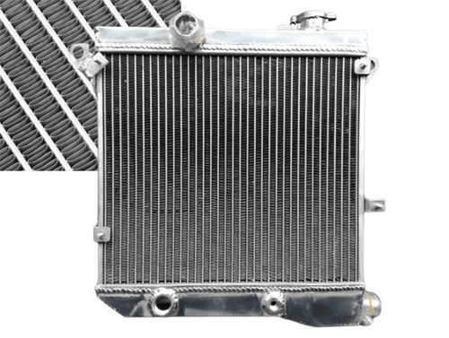 Pour Autobianchi A112 A 112 3-7 series 3 4 5 6 7 series Aluminium Radiateur - Foto 10 di 10