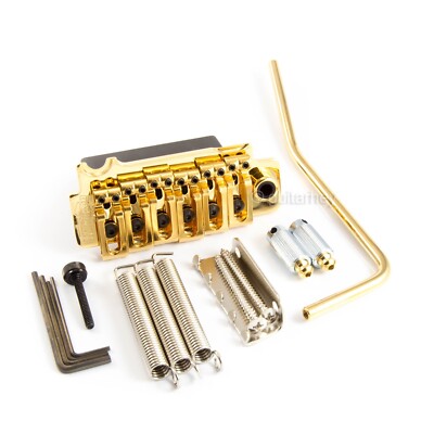 Wilkinson Lic by Gotoh VG300 Tremolo Bridge - 2 and 1/8'' Spacing (10.8mm) - GOLD