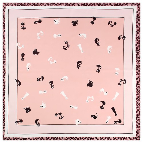 Femme écharpe de 100% soie,Foulard Carré en 100% Soie de Mûrier,53 * 53 cm,FX53B - Picture 11 of 33