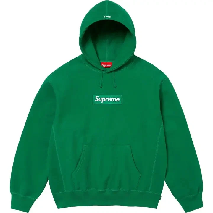 Sweat à capuche Supreme Box Logo Vert FW24   Taille XL   NEUF !