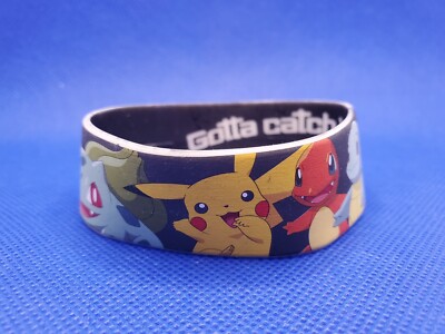 Pokemon Starters Rubber Bracelet 2015 Pikachu Bulbasaur Squirtle Charmander