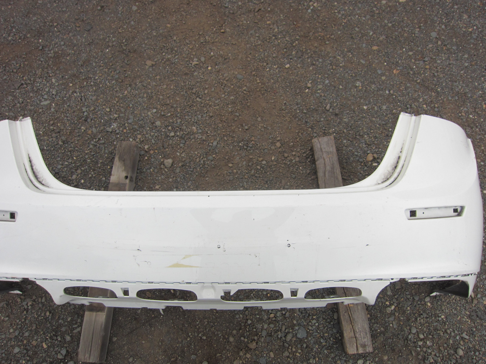 Maserati Ghibli - Rear Bumper. White / USED - 673004365, 2014-17