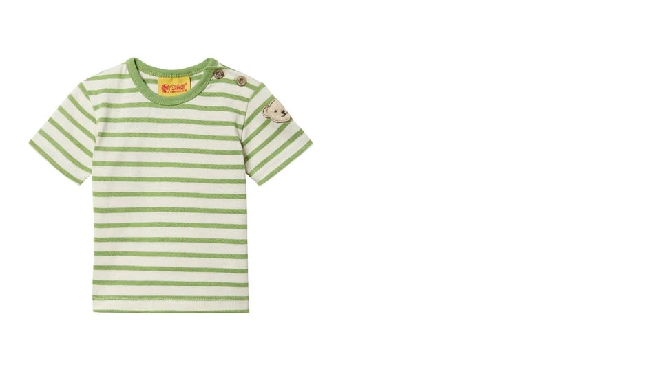 STEIFF sailing tour Shirt, grün gestreift gr. 110 - Bild 1 von 1