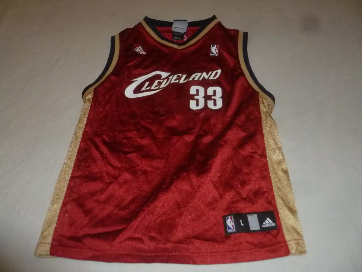 CLEVELAND CAVALIERS SHAQUILLE O'NEAL #33 JERSEY ADIDAS SIZE L YOUTH BASKETBALL