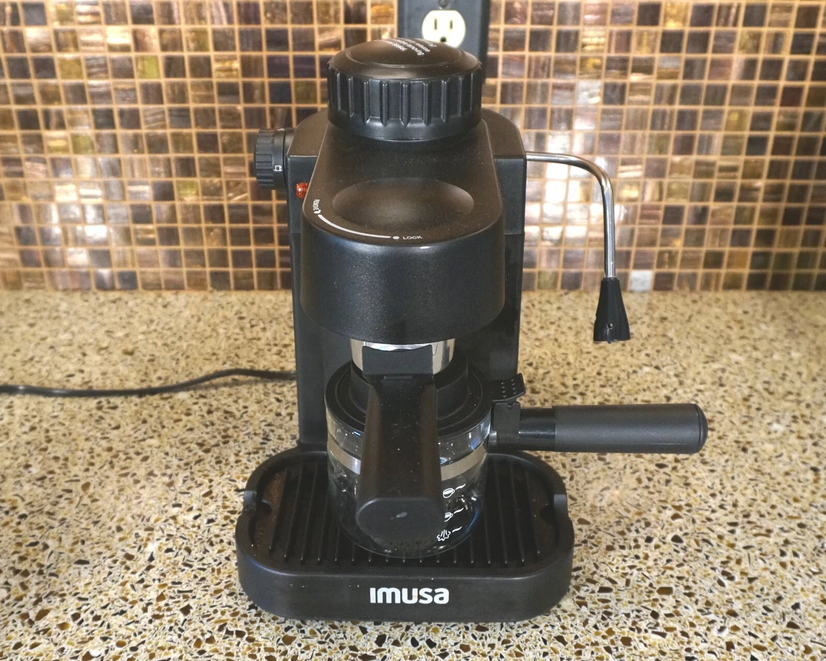 IMUSA 4-Cup Espresso & Cappuccino Maker