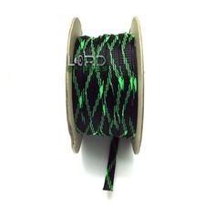 100 ft. 5/16" Expandable Wire Cable Sleeving Braided Loom Tubing Black Green
