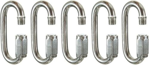 Fusion Climb webbing carabiner Oval Quick 1540 Lbs, silver, 5/16 inch - Picture 1 of 4