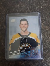 2020-21 Upper Deck Extended Series Young Guns Callum Booth YG RC Card# 704