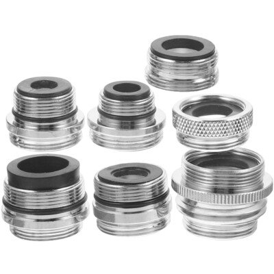 9-Piece Faucet Adapter Kit – Brass Aerator Adapters For Garden Hose, Water Filter, Diverter & More (Sinks With Removable Aerators)