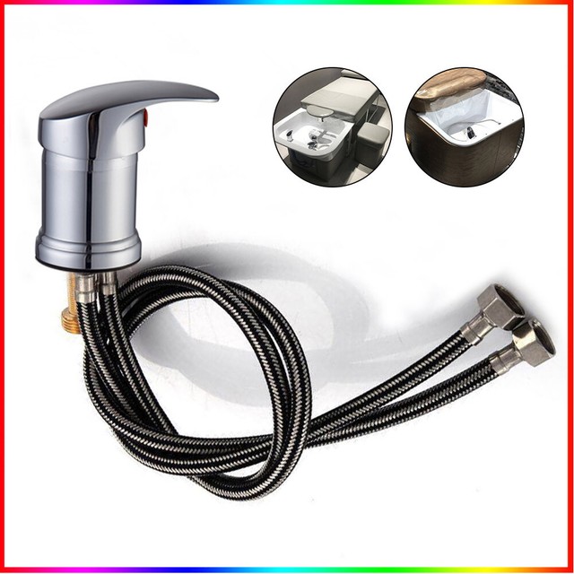 Salon Shampoo Hair Bowl Sink Hot Cold Faucet Handle Spray Hose
