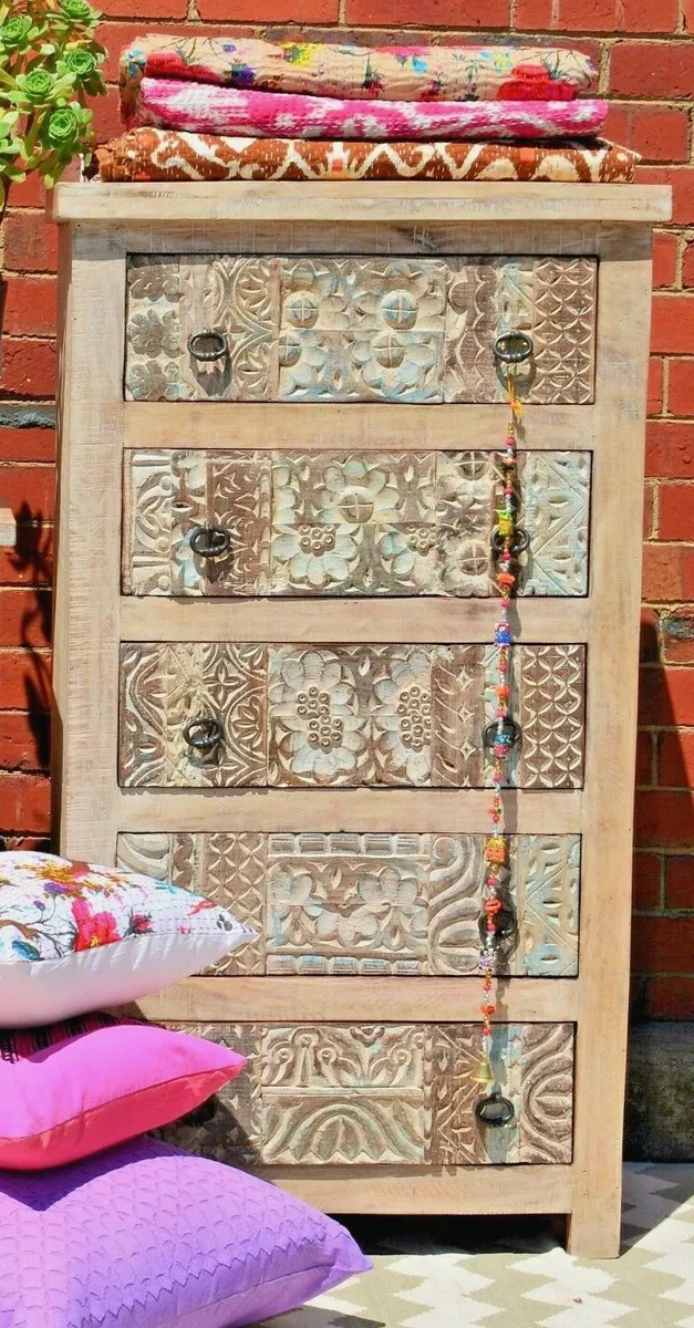 Shabby chic tall dresser online