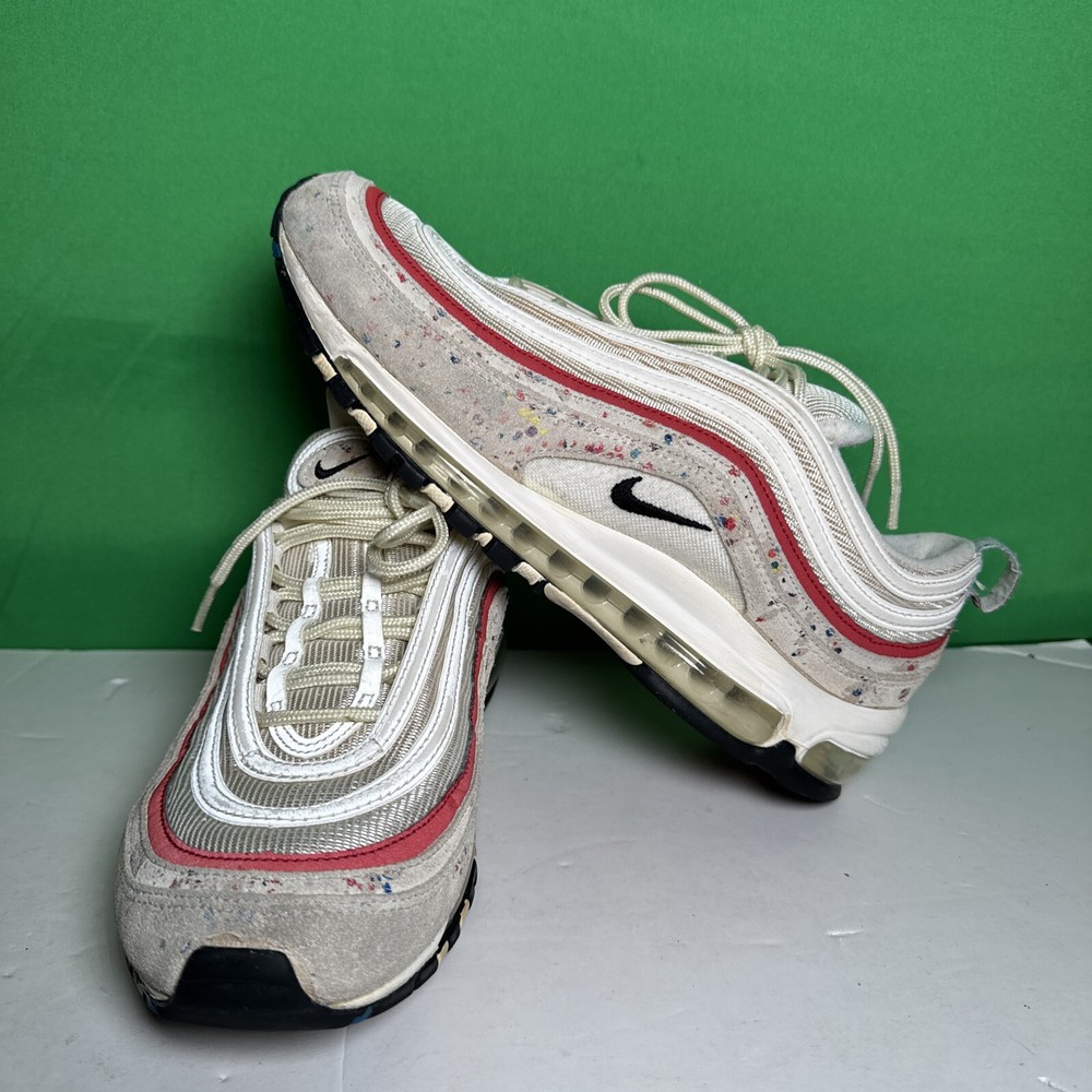 Nike Air Max 97 Paint Splatter Sneakers in Size 10