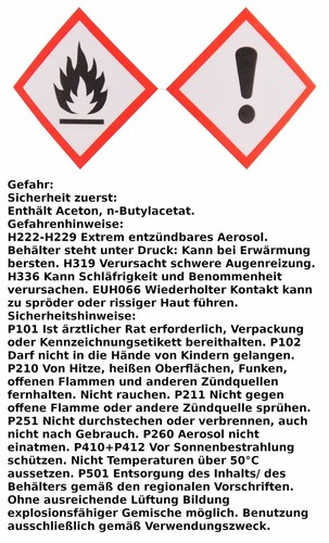3x Vectra® Silver Chrome Basis Spezial Grundierung 150ml Haftgrund Spray Primer - Bild 2 von 2