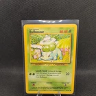Pokémon TCG Bulbasaur Base Set, Card 44/102, Regular 1st Edition Common