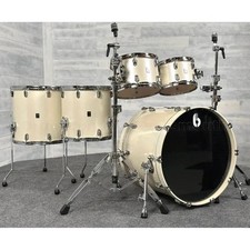 British Drum Company 5PC Shell Pack - Enigma / Satin Olde English White