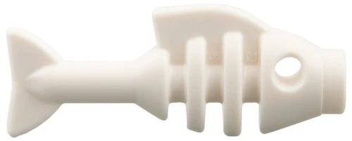 Lego New 71052 TRASH MONSTER Minifigure FISH White Skeleton / Skeletal Bone Part