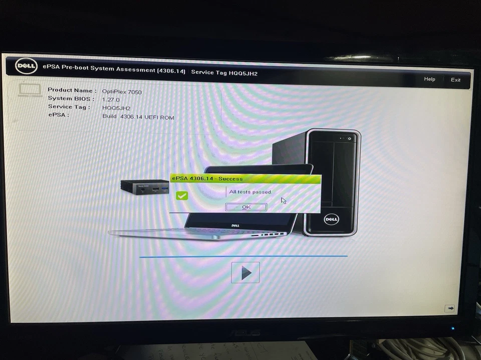 Dell Optiplex 7050 SFF i5-7500 3.40GHz 8GB 500GB Windows 10 PC Computer - Image 2 of 4
