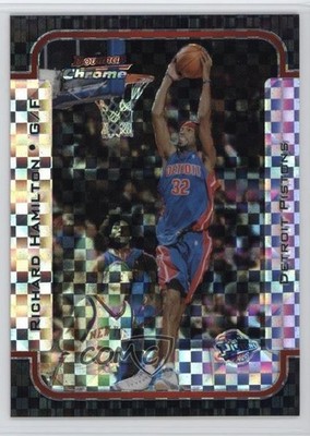 2003-04 Bowman Rookies & Stars Chrome X-Fractor /150 Richard Hamilton #21 jg3