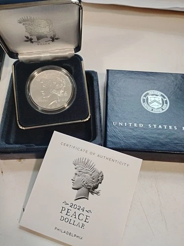 2024 Uncirculated Peace Dollar In Original Mint Packaging