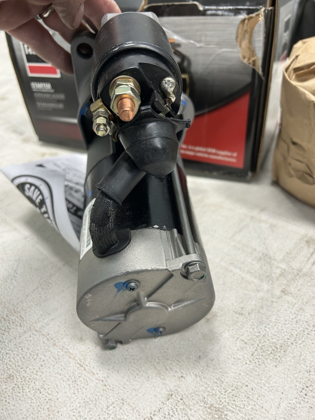 Delco Remy International Starter Motor UPT17720 17720 B2