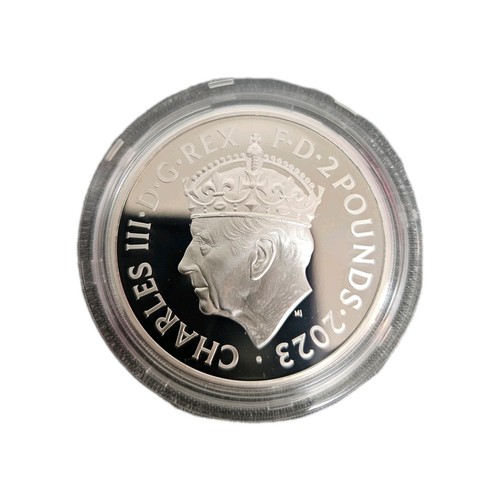 2023 1 oz Silver Proof Coin UK Great Britain Coronation King Charles III 🇬🇧