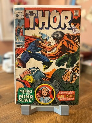 Thor 172 - 1969 - Mind Slave! Jane Foster! Jack Kirby Art