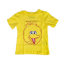 Sesame Street Baby T-Shirt Crew Neck Short Sleeve Top Yellow 2T