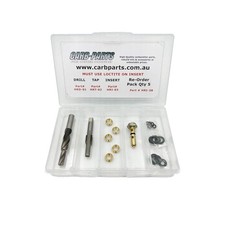 Needle And Seat Repair Kit With Drill Tap Repair Inserts For Holley Fuel Bowl Needle And Seat Repair Kit With Drill Tap Repair Inserts For Holley Fuel Bowl