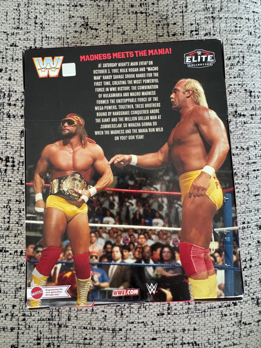 WWE Elite Mega Powers Macho Man Savage & Hulk Hogan 2Pack Ringside