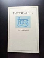 Typographer Spring 1960 RIT Rochester Institute Technology Graphic Design Journa