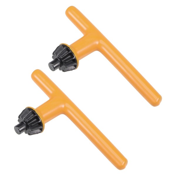 2Stk. Spannfutter SchlüSsel 6Mm Pilot 12 ZäHne FüR 1.5-13Mm Bohrfutter Gelb-image