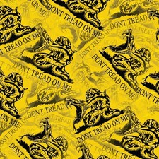 Don't Tread on Me 45 - 20" x 38" Hydrographic Film Hydro Dipping