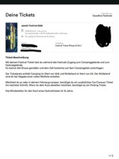 2. Phase Ticket: Splash 2026 Preis Vhb.