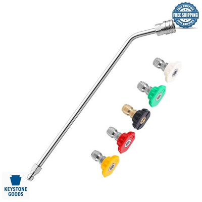 #ad 15 Inch Heavy Duty Pressure Washer Extension Wand amp; Nozzle Set $29.67