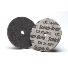 3M 7000045949 Scotch-Brite EXL Unitized Wheel 3"x1/2"x1/4" 2A MED 20pk