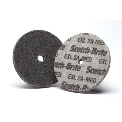 3M 7000045949 Scotch-Brite EXL Unitized Wheel 3''x1/2''x1/4'' 2A MED (20pk)