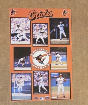 Baltimore Orioles 1980's Promo Starline 3x5 Mini Poster - NrMt