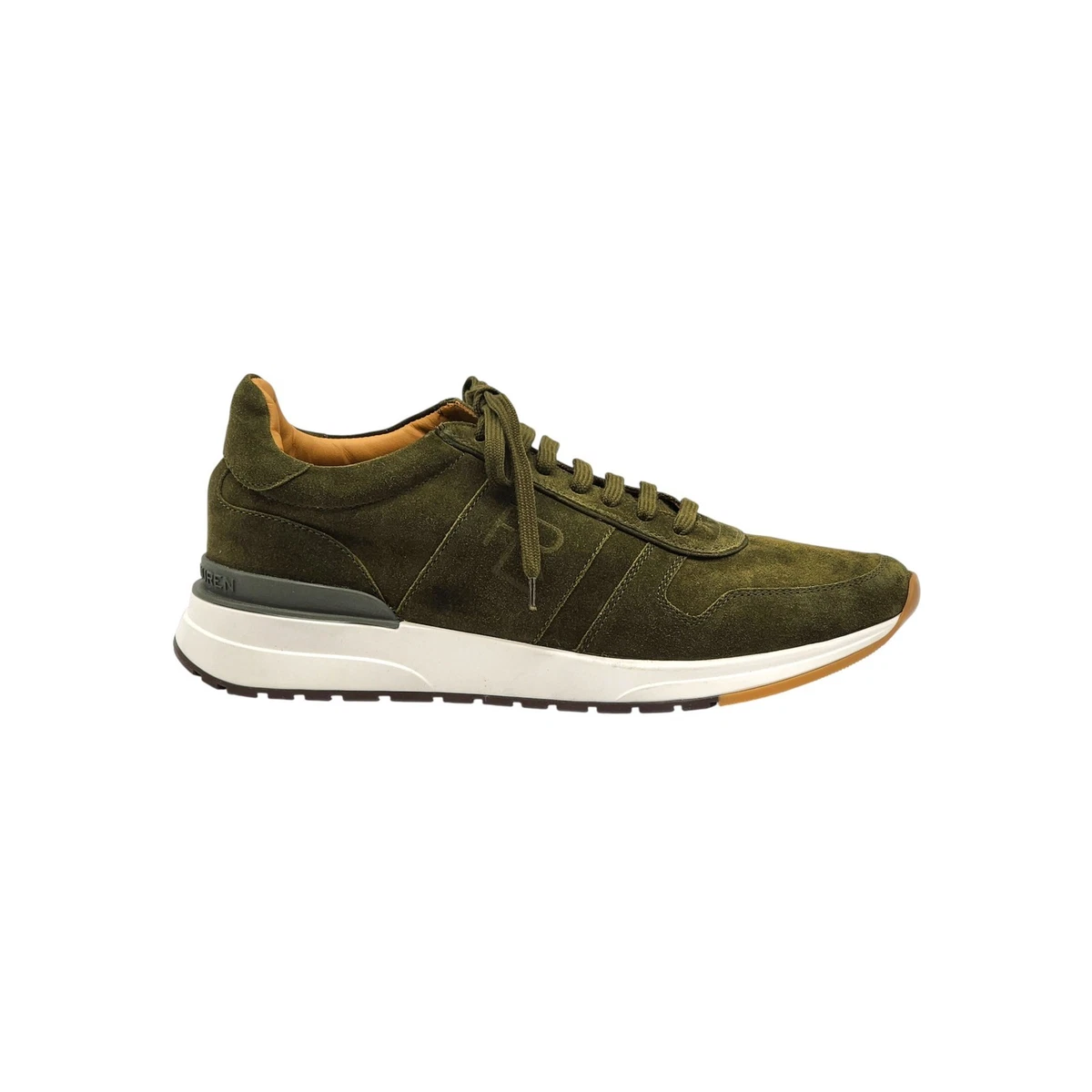 Ralph Lauren Purple Label Ethan Suede Sneakers Green EU 44  display picture 2