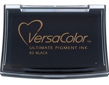 VersaColor Ultimate Pigment Inkpad Full Size Black 4x4 cm Stamping Pad