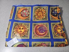 What's Your Sign Dan Morris Screen Print Zodiac Fabric 2 Yards Colorful