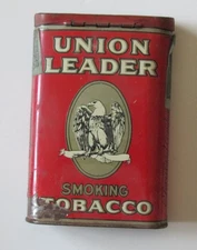 Vintage Union Leader Tobacco Tin